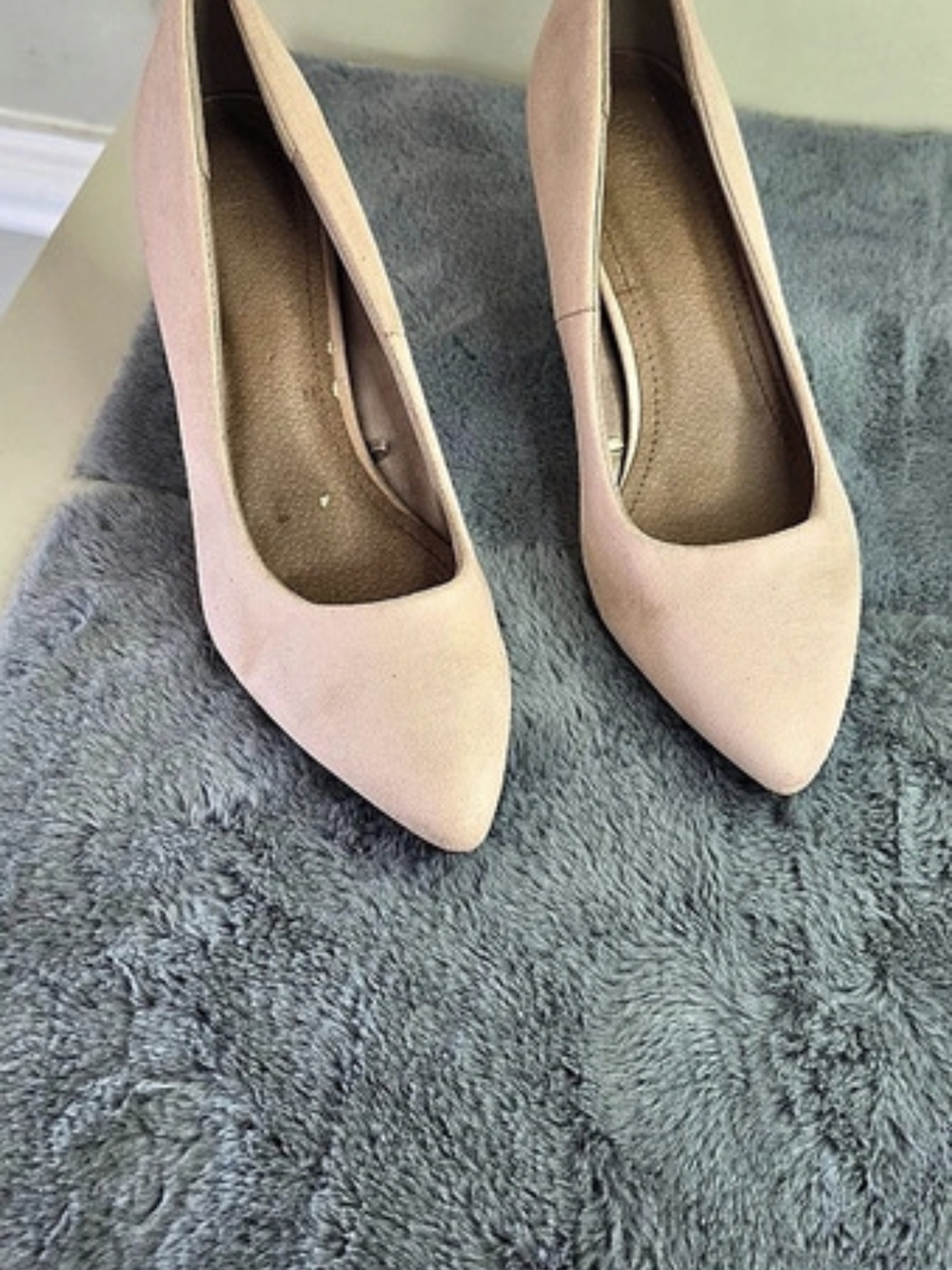Pointed Toe Pumps in Pink